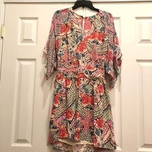Anthropologie multi colored dress size 6 NWT